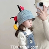 Mũ vành denim Mickey 2 màu xanh nhạt, xanh đậm