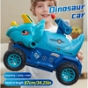 Bộ đồ chơi ô tô biến hình khủng long 2 màu Dino Track