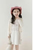 Áo cardigan thun tăm cotton hữu cơ hãng MNG