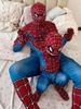 Bộ hóa trang Spiderman dài tay body kèm mũ