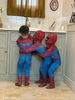 Bộ hóa trang Spiderman dài tay body kèm mũ