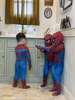 Bộ hóa trang Spiderman dài tay body kèm mũ