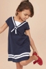 Váy thủy thủ H&M cộc tay 3 màu navy, đỏ, chấm bi trắng