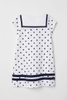 Váy thủy thủ H&M cộc tay 3 màu navy, đỏ, chấm bi trắng