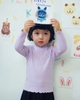 Áo giữ nhiệt Beemon cổ 3 phân thêu nơ 3 màu trắng, tím, hồng