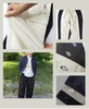 Quần Baggy Beemon túi hộp logo thêu gấu 3 màu đen, trắng, navy
