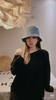 Mũ bucket jean đính đá ZARA