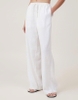 Quần đũi linen suông dài Massimo Dutti cạp chun 2 màu đen, trắng