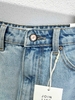 Quần jean suông denim phối dáng dài Zara curve leg cho nữ