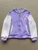 Áo khoác bomber nỉ da cá Stitch Disney tím