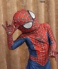 Bộ hóa trang Spiderman dài tay body kèm mũ