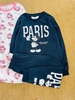 Bộ dài tay cotton Hiunikids 6 mẫu bé trai, bé gái Melody, Kitty, Mickey Paris, Thỏ