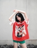 Áo thể thao cổ tim hình Hello Kitty và Mickey Mouse