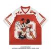Áo thể thao cổ tim hình Hello Kitty và Mickey Mouse