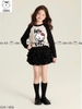 Bộ dài tay chân váy tầng Hello Kitty Elaine màu đen