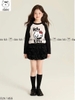 Bộ dài tay chân váy tầng Hello Kitty Elaine màu đen