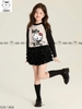 Bộ dài tay chân váy tầng Hello Kitty Elaine màu đen