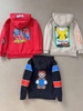 Bộ nỉ dài tay áo hoodie Primark bé trai 3 mẫu Spiderman, Mario, Pokemon
