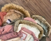 Áo parka FALLS CREEK lót lông có mũ 2 màu xanh rêu và hồng
