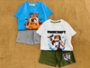 Bộ cotton H&M cộc tay bé trai mẫu Capybara, Minecraft, Dragon ball...