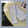 Quần legging MLB dư xịn 3 màu đen, tím, xanh