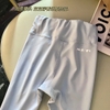 Quần legging MLB dư xịn 3 màu đen, tím, xanh