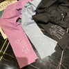 Quần legging MLB dư xịn 3 màu đen, tím, xanh