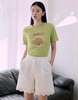 Áo phông cộc tay nhiều hình xuất Hàn Marimekko cho nữ