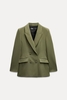 Áo khoác blazer Zara nhiều màu xanh rêu, đỏ, ghi, đen, be