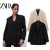 Áo khoác blazer Zara nhiều màu xanh rêu, đỏ, ghi, đen, be