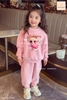 Bộ dài tay màu hồng Ballerina Capuchina Jam&Jenny