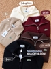 Áo len cổ lọ Lacoste có khoá kéo nhiều màu nữ
