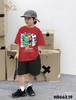 Bộ cộc tay Snoopy Rubik Nabi áo ĐỎ quần short đen