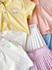 Bộ polo cộc tay New Balance màu pastel mix chân váy xếp ly 3 màu