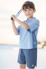 Bộ polo lacoste thể thao cộc tay Happyniuniu 3 màu xanh dương, navy, xanh ngọc