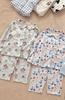 Bộ Pyjama Qibao màu be nhân vật Mickey Donald