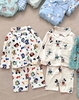 Bộ Pyjama Qibao màu be nhân vật Mickey Donald