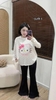 Áo dài tay Hello Kitty chấm bi MOMO