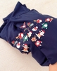 Bộ pyjama TEX họa tiết Noel 2 mẫu đỏ, xanh