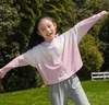 Áo chống nắng LOANG CHO BÉ Gogo lụa băng 3 màu xám, xanh lá, hồng cho bé