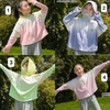 Áo chống nắng LOANG CHO BÉ Gogo lụa băng 3 màu xám, xanh lá, hồng cho bé