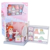 Hộp nhà búp bê Little World 2 màu xanh, hồng