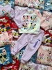 Bộ nỉ dài tay 5 màu Mickey Minnie Daisy