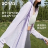 Áo chống nắng Bonas lụa băng 2 màu trắng, tím cho nữ
