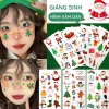 Tập hình dán Tattoos dạ quang Noel