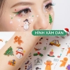 Tập hình dán Tattoos dạ quang Noel