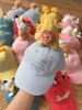 Mũ lưỡi trai gắn gấu bông hoạt hình các màu Hello Kitty, Twinkle, Pooh, Minnie