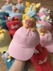 Mũ lưỡi trai gắn gấu bông hoạt hình các màu Hello Kitty, Twinkle, Pooh, Minnie