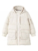 Áo khoác phao dáng dài Name It màu trắng