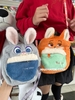 Túi đeo chéo bông Zootopia Nick và Judy